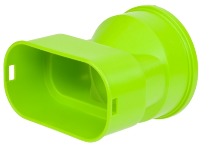 Show details for Adapter luchtverdeelkast kunststof van D75/63 mm naar half rond 50 x 100 mm Picture of Adapter luchtverdeelkast kunststof van D75/63 mm naar half rond 50 x 100 mm