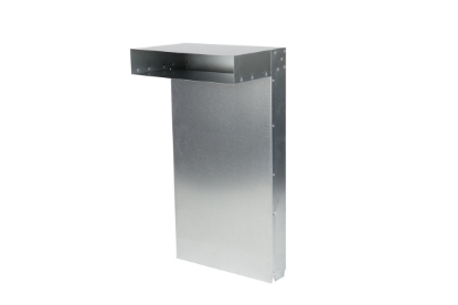 Show details for Haakse kast wandrooster 305 x 102 mm, L=500 mm Picture of Haakse kast wandrooster 305 x 102 mm, L=500 mm