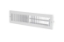 Show details for Wandrooster met hendel 305 x 102 mm (wit, RAL 9003) Picture of Wandrooster met hendel 305 x 102 mm (wit, RAL 9003)