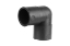 Show details for Bocht 90 graden 20 x 20 mm, zwart Picture of Bocht 90 graden 20 x 20 mm, zwart