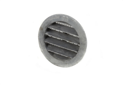 Toon details van Muurrooster aluminium D100 mm, (blank) Afbeeldingen van Muurrooster aluminium D100 mm, (blank)