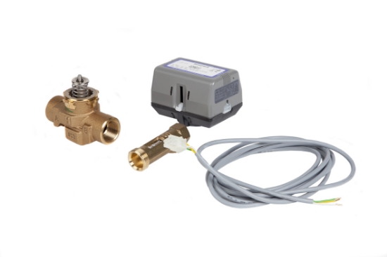 Afbeeldingen van MIT-set Climate Master 24V met waterafsluiter, kabel en doorstroombegrenzer