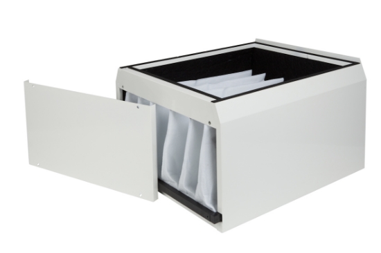 Picture of Cassette voorzien van langestandtijd- zakkenfilter B-25 HR 2100, H=405 mm