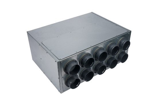 Afbeeldingen van Luchtverdeelkast van D125-180 mm naar 10x D75