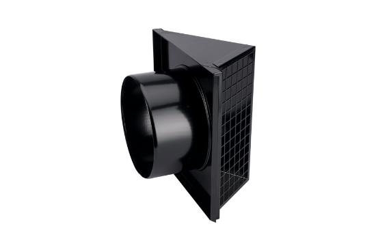 Afbeeldingen van Gevelkap D160, RAL 9005 (zwart)