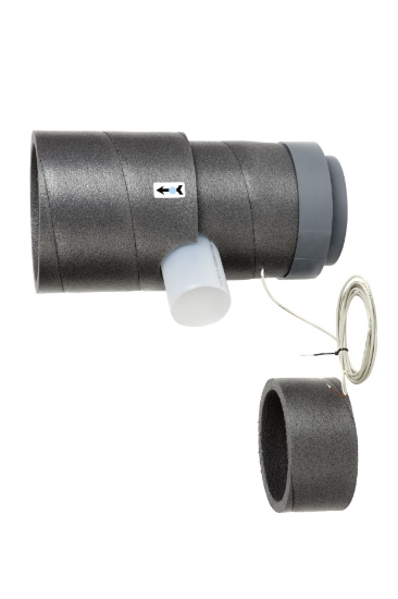 Picture of Koppelstuk Intergas voor afvoer ventilatielucht en verbrandingslucht, 160 - 80 - 160